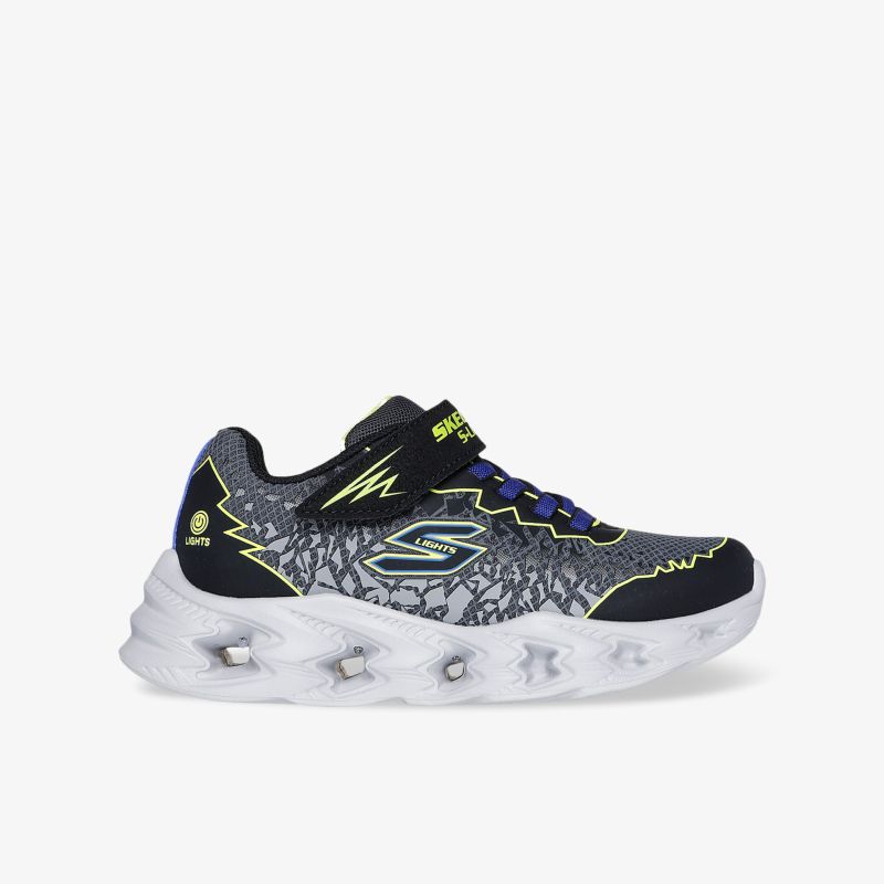 Leichter Sportschuh mit gepolsterter Sohle, rutschfester Laufsohle und atmungsaktivem Material, seitliche Ansicht