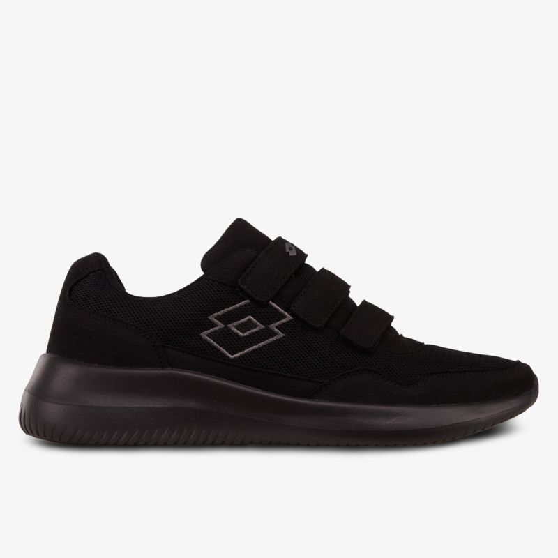leichter Sneaker mit bequemen Klettverschlüssen und sportlicher, robuster Sohle für ganztägigen Komfort