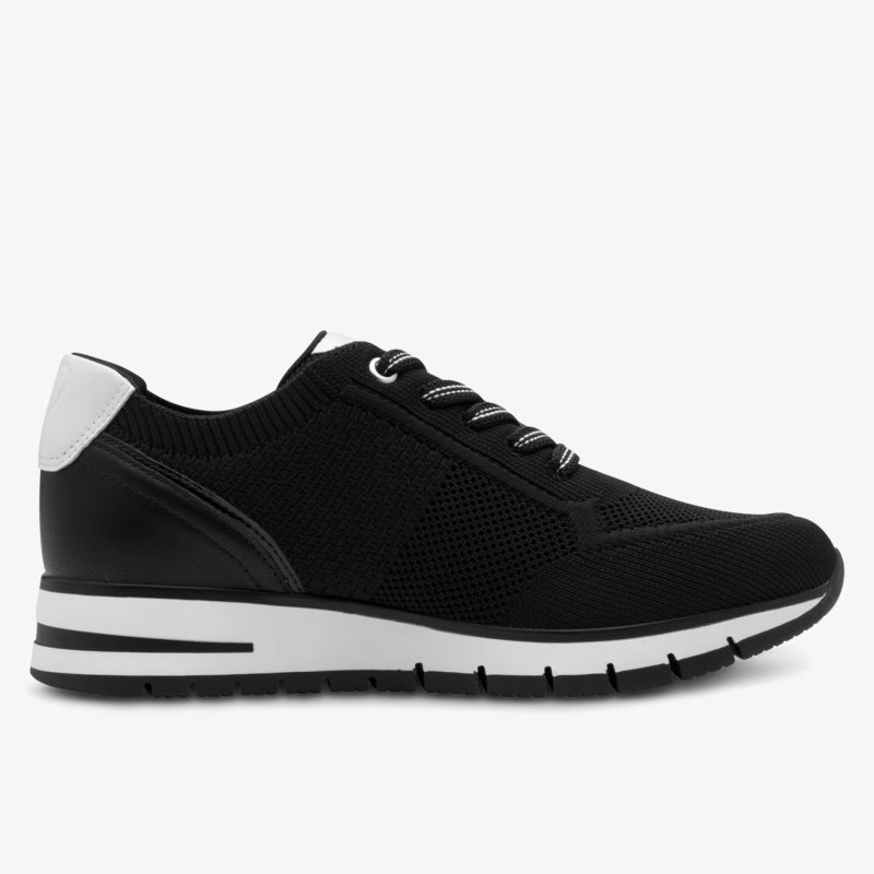 Leichter, atmungsaktiver Sneaker mit komfortabler Passform und flexibler Sohle, seitliche Ansicht