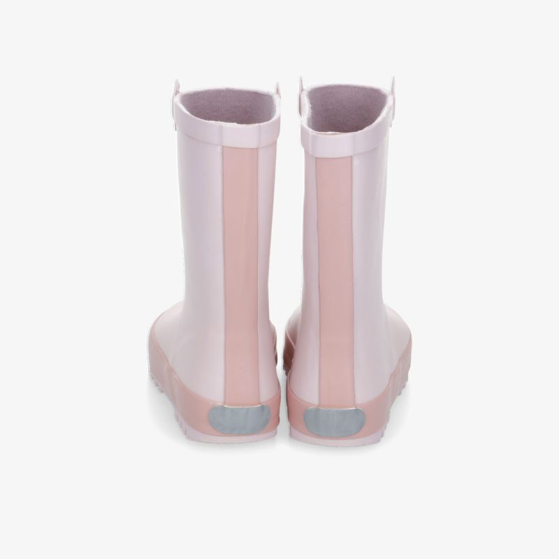 Rutschfeste, moderne Gummistiefel in Rosa mit hohem Schaft für optimalen Schutz und Komfort an Regentagen.