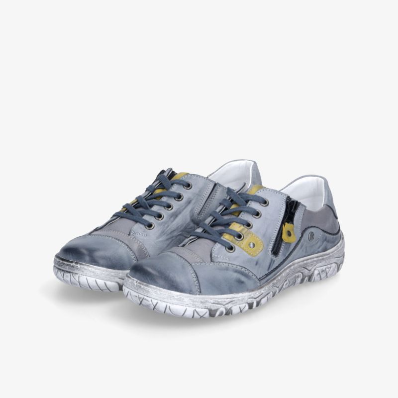Sportliche graue Sneaker mit flexibler Sohle und Schnürung für hohen Tragekomfort und Stabilität