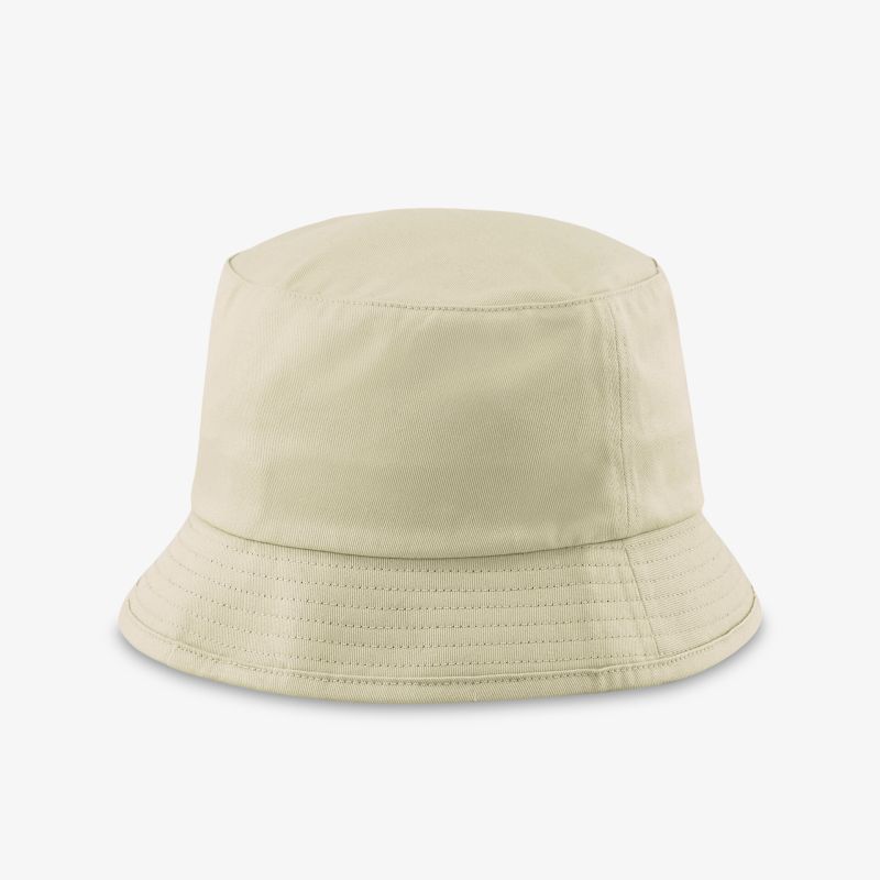 Stilvoller beiger Eimerhut, ideal für modebewusste Freizeitaktivitäten. Vielseitig kombinierbar und komfortabel.