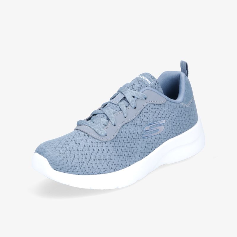 Moderner blauer Sneaker mit leichter Sohle und atmungsaktivem Design für sportlichen Komfort.