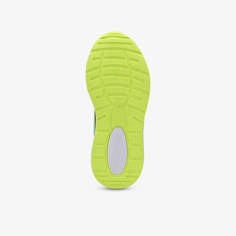 Rutschfeste und strapazierfähige Schuhsohle für optimalen Halt und Komfort in sportlichem Design.