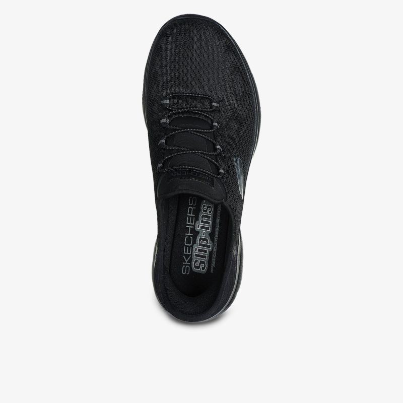 Stylischer schwarzer Schuh mit optimalem Komfort und modernem Design.