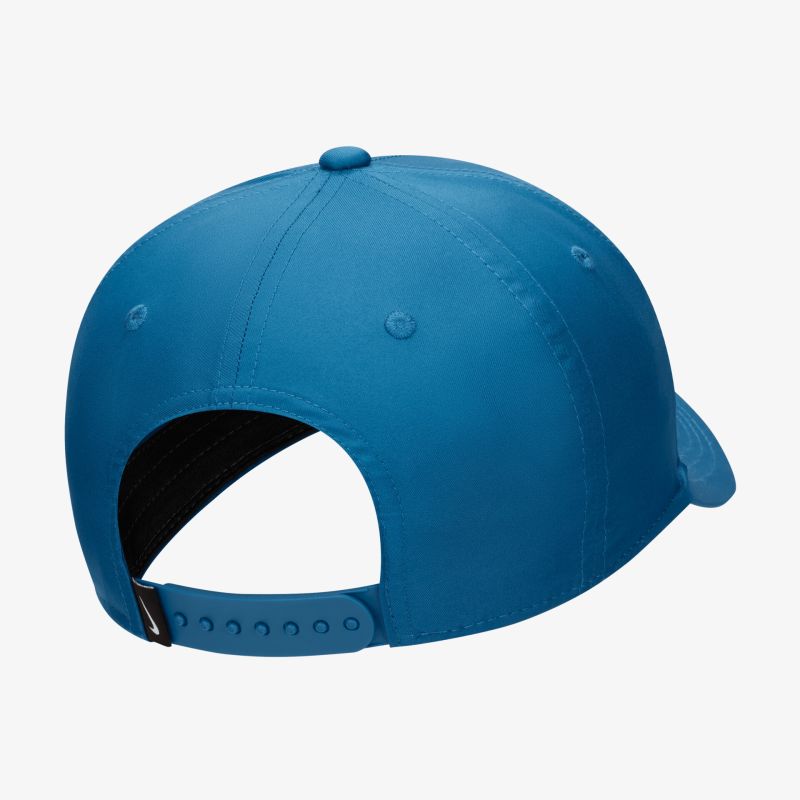 Blaue Basecap mit verstellbarem Verschluss, sportlich und stilvoll für vielseitige Looks.