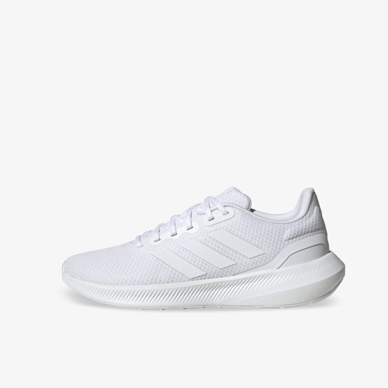 Moderner weißer Sneaker von Adidas mit sportlichem und komfortablem Design für optimalen Tragekomfort.