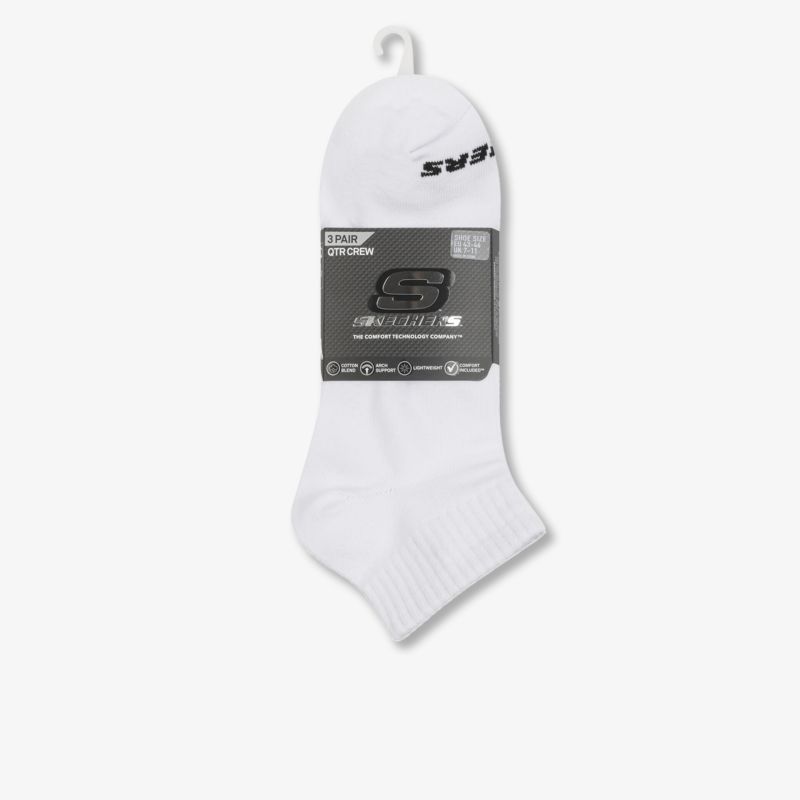 Weiche weiße Sneakersocken aus atmungsaktiver Baumwolle mit elastischem Bund für hohen Tragekomfort