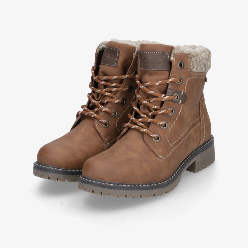 Robuste und warme Winterstiefel mit rutschfester Sohle und bequemer Schnürung für sicheren Halt