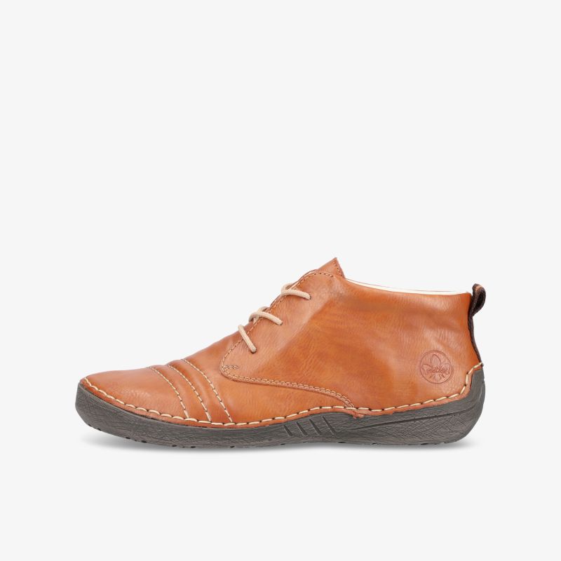 Leichter brauner Lederschuh mit flexibler, rutschfester Sohle und hochwertiger Nahtverarbeitung, bequem und langlebig