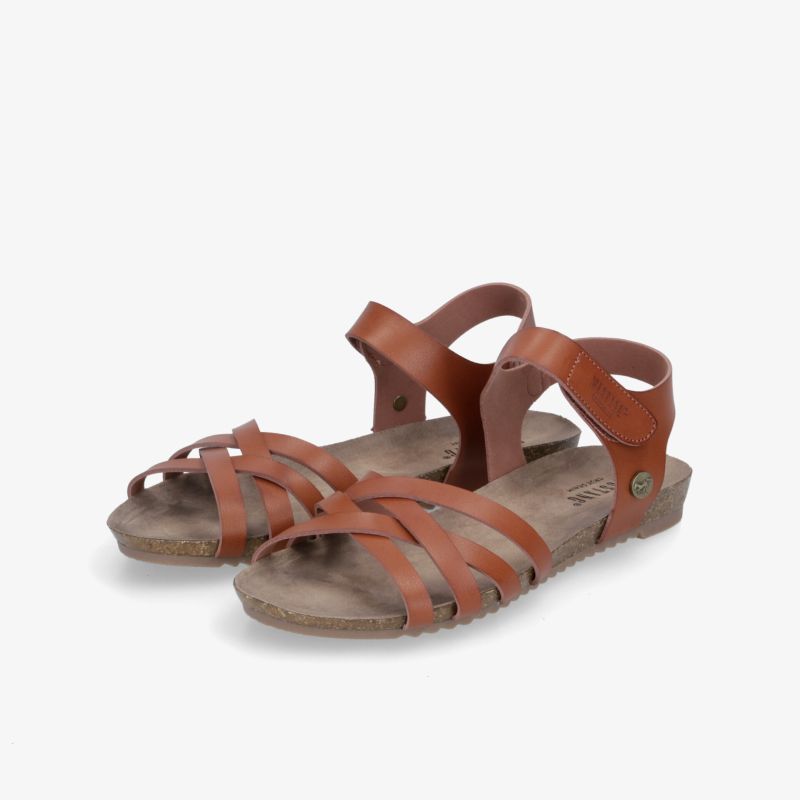 Hochwertige Ledersandale mit verstellbarem Riemen und ergonomischer Sohle für optimalen Tragekomfort.