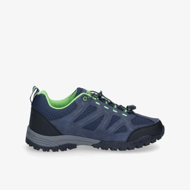 Robuster und komfortabler Outdoor-Schuh mit rutschfester Sohle und atmungsaktivem Mesh-Obermaterial.