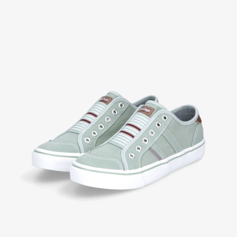 Leichte und bequeme Sneaker mit elastischen Einsätzen und rutschfester Sohle in modernem Design, ideal für den Alltag