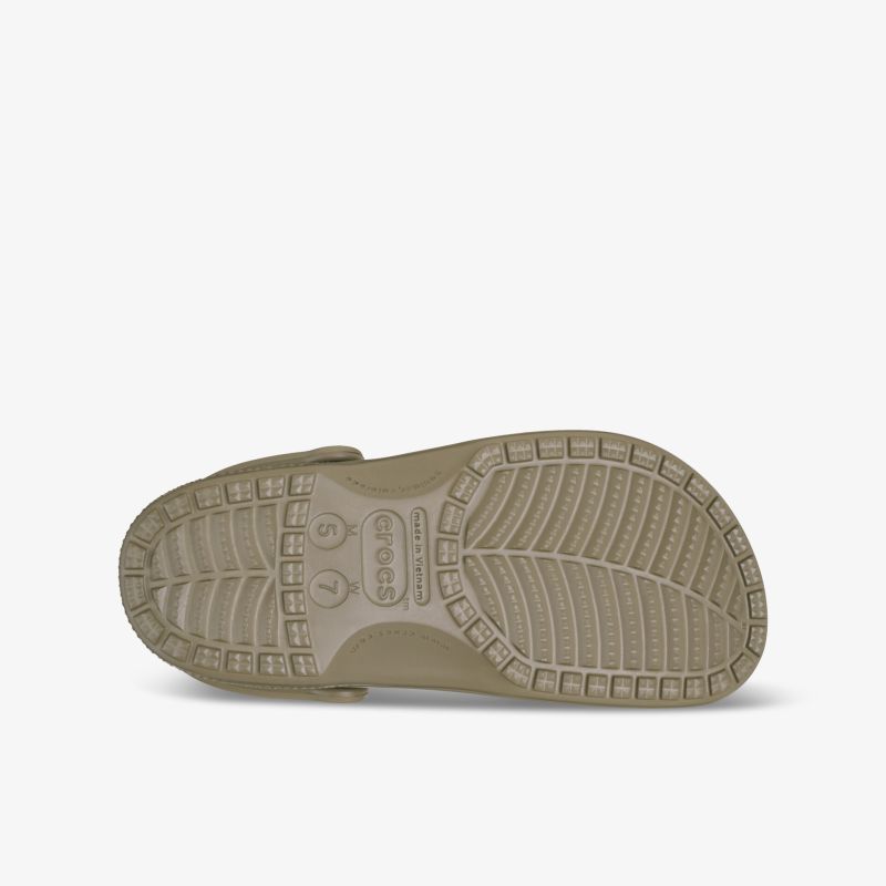 Beige profilierte Schuhsohle mit rutschfester, strapazierfähiger Gummistruktur für sicheren Halt