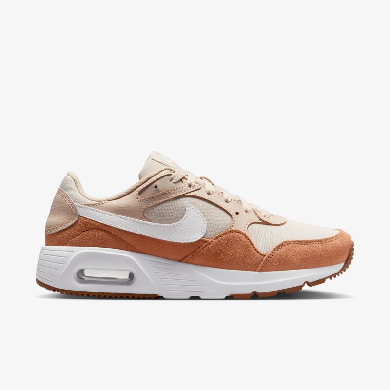 Stylischer Laufschuh mit atmungsaktivem Obermaterial und bequemer Dämpfung in beige und braun