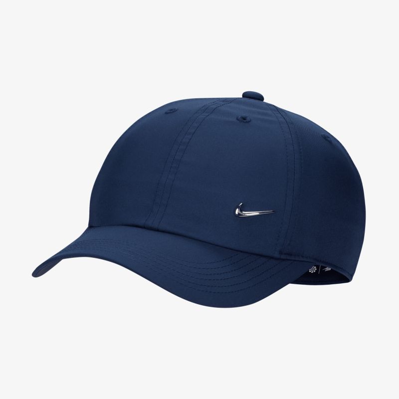 Schwarze Baseballcap mit verstellbarem Verschluss und dezentem Logo für sportlichen, bequemen Tragekomfort