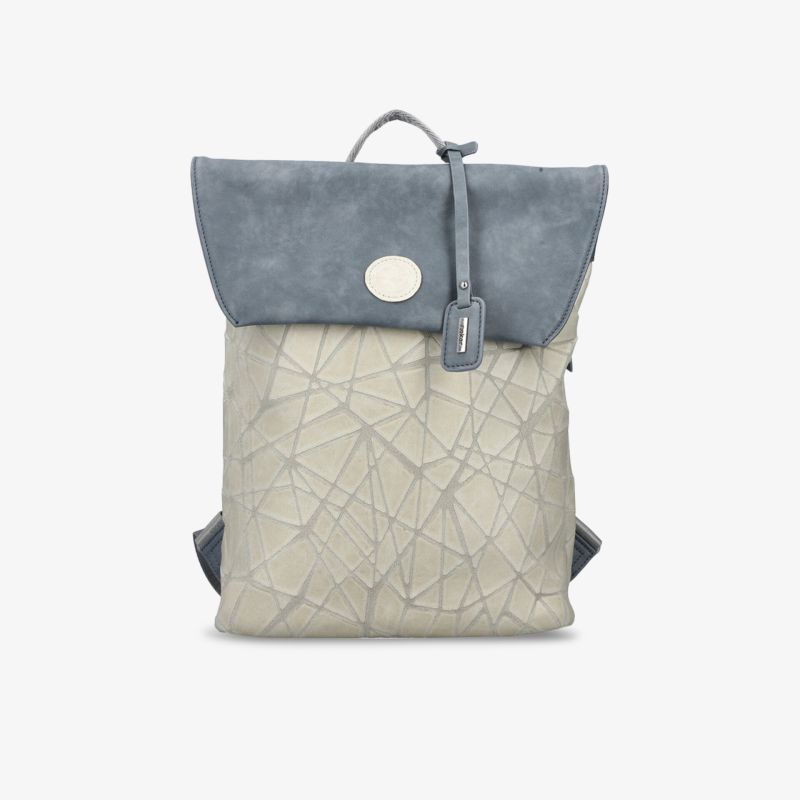Eleganter Rucksack mit modernem Design und praktischer Größe, ideal für Alltag und Reisen.