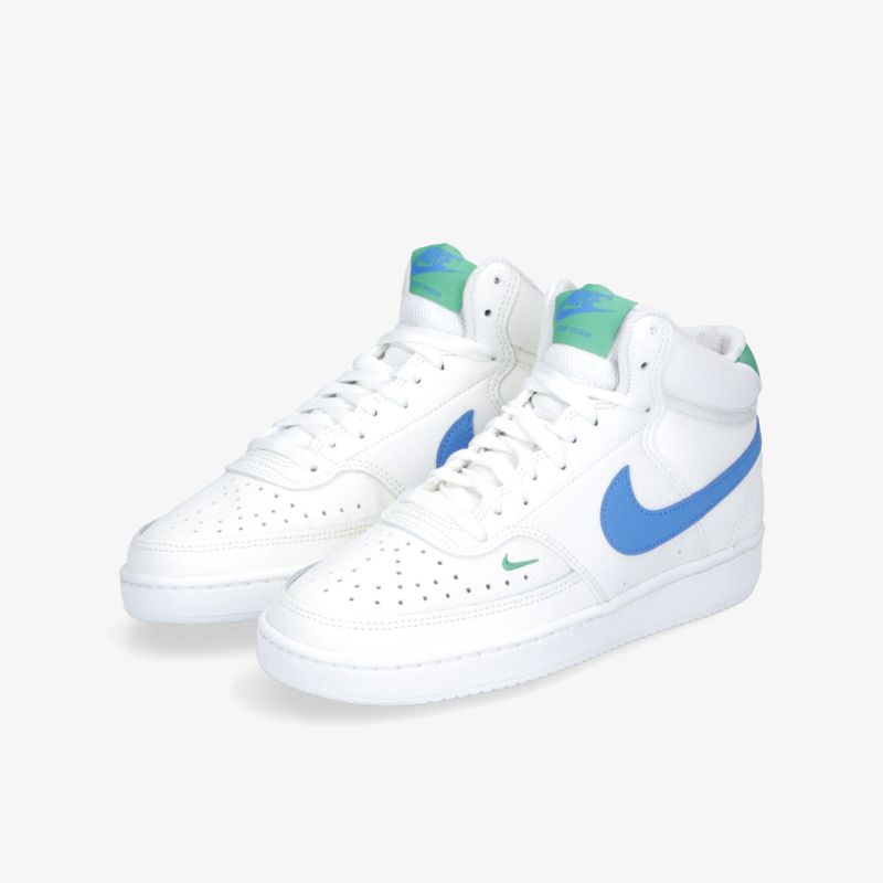 Moderne weiße Sneaker mit blauen Akzenten und hohem Tragekomfort für Freizeit und Sport