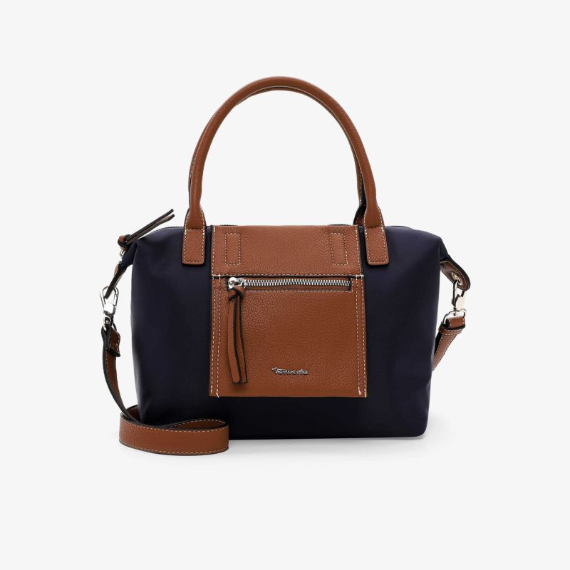 Hochwertige Handtasche mit elegantem Design, stabilem Griff und praktischem Reißverschlussfach vorne