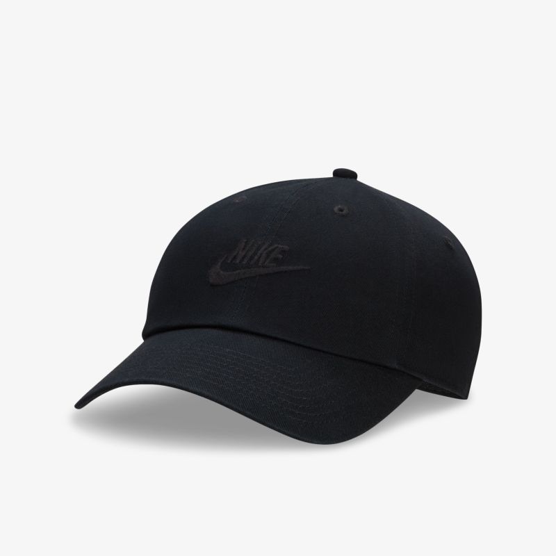 Stylische schwarze Baseballkappe mit klassischem Design und komfortabler Passform, ideal für jeden Anlass.