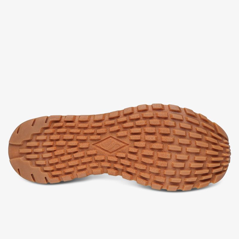 Robuste rutschfeste Gummisohle mit griffigem Profil für sicheren Halt und lange Haltbarkeit