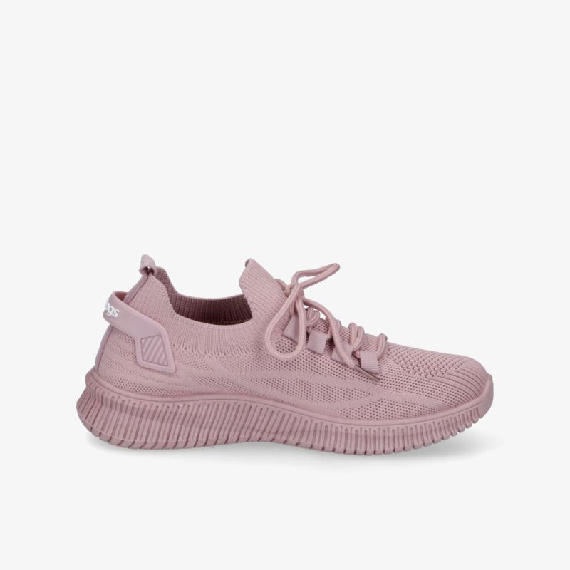 Leichter pinkfarbener Sneaker mit flexibler Sohle und sportlichem Design, atmungsaktiv und bequem