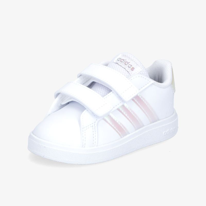 Moderner weißer Sneaker mit Klettverschluss, ideal für Alltag und Sport, bietet Komfort und Stil.