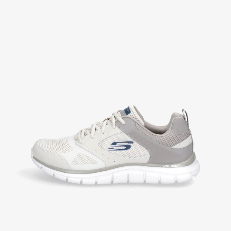 Beige Sneaker mit atmungsaktivem Mesh und rutschfester Sohle für sportlichen Komfort.