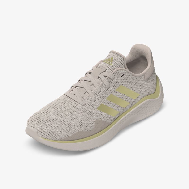 Moderner, leichter Sneaker mit atmungsaktivem Design in Beige und subtilen Akzenten.