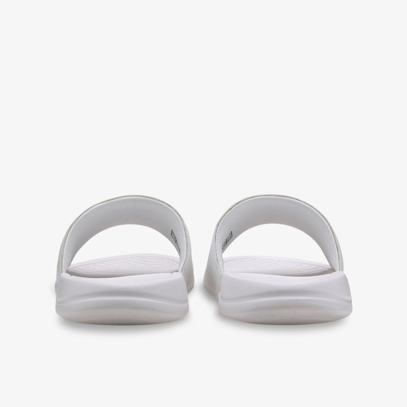 Weiße Sandalen mit offenem Zehenbereich und ergonomischer Sohle für maximalen Komfort und Stil