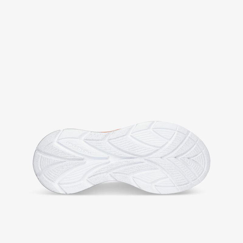 Weiße Schuhsohle mit rutschfestem und flexiblen Profil für optimalen Halt und Komfort