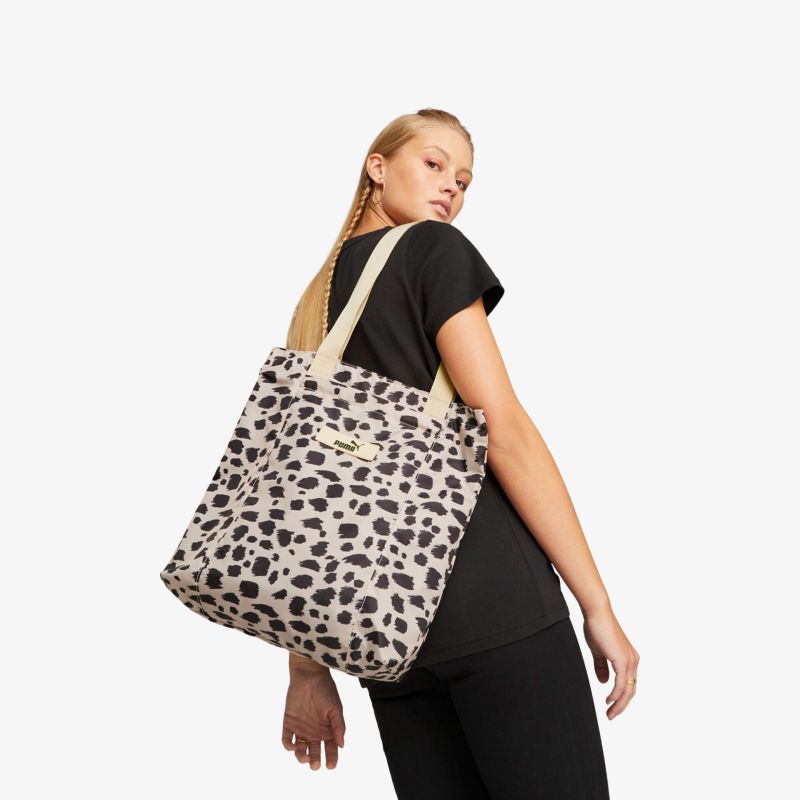 Modische Tragetasche mit Leopardenmuster, ideal für den täglichen Gebrauch, mit bequemen Tragegriffen.