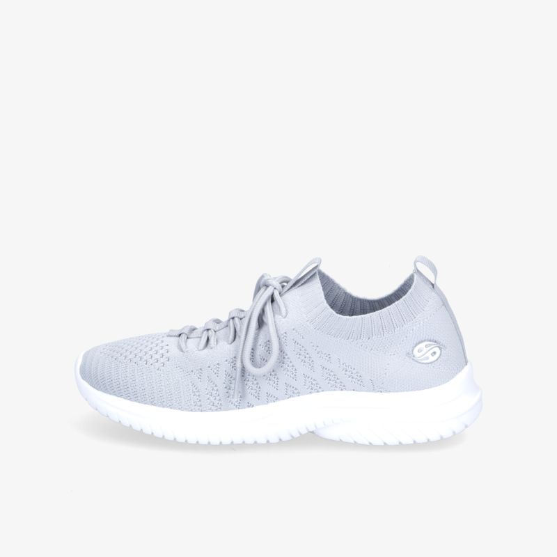 Moderner, leichter grauer Sneaker mit atmungsaktivem Material und gemütlicher Passform für Komfort im Alltag.