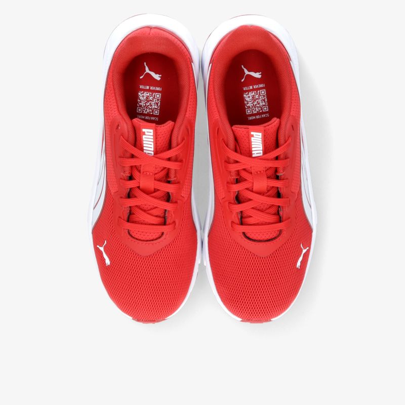Rote Puma Sneaker in leichter, atmungsaktiver Ausführung mit schnürbarer Passform und sportlichem Design
