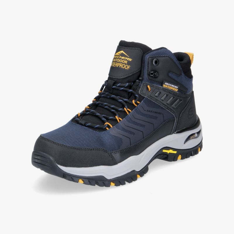 Hochwertiger Outdoor-Schuh mit wasserdichtem Material und rutschfester Sohle für optimalen Komfort.