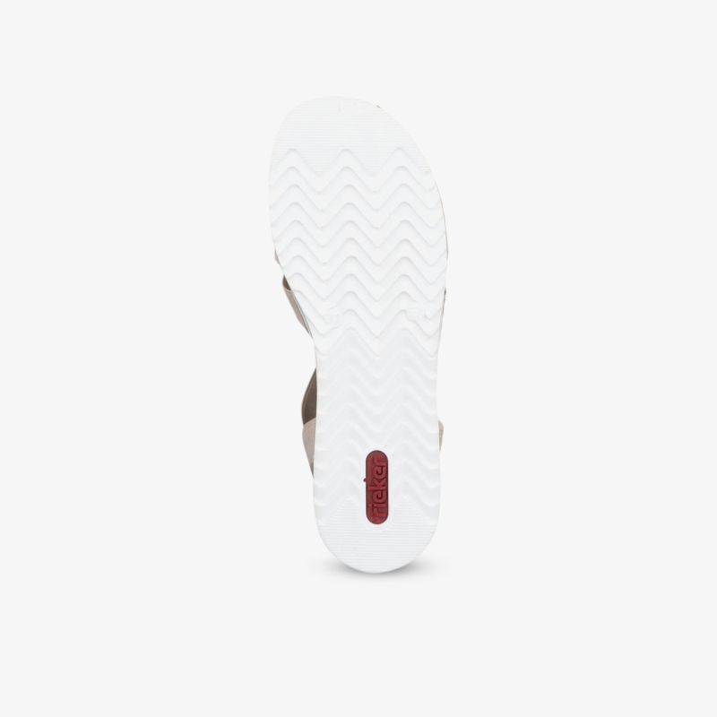 Weißer Schuh mit langlebiger, rutschfester Sohle für optimalen Halt und Komfort bei jedem Schritt