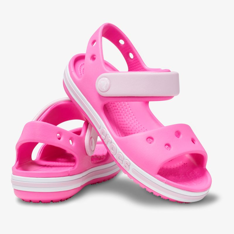 Stylische pinke Sandalen mit verstellbarem Riemen, leicht und bequem für den täglichen Gebrauch.