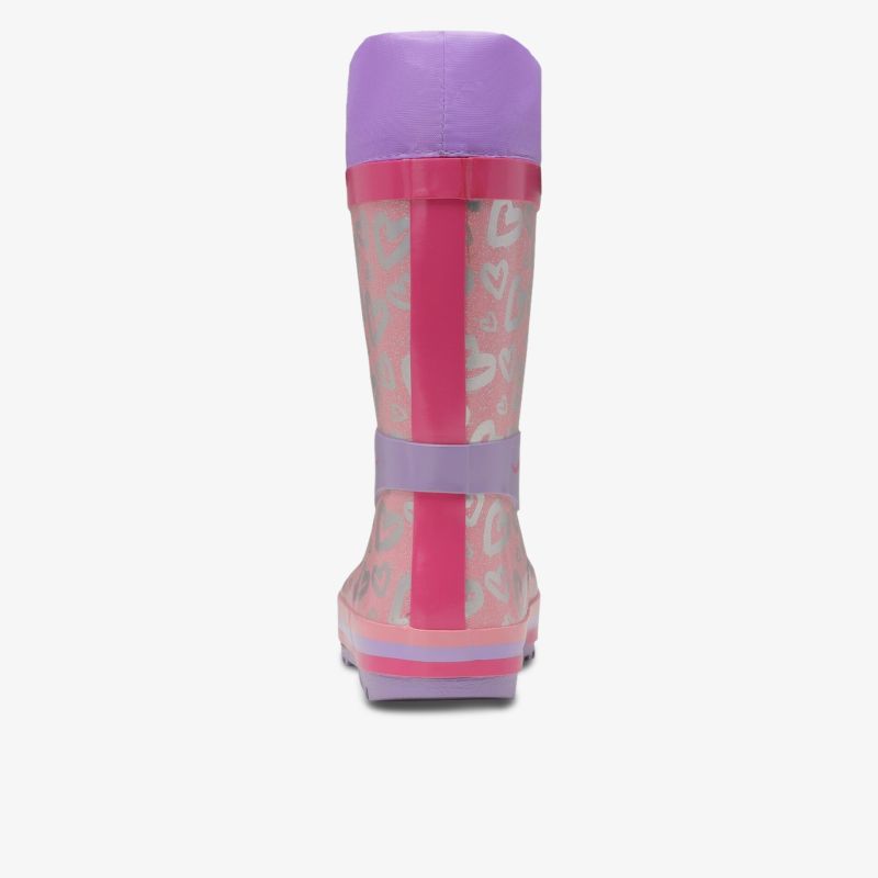 Wasserdichter robuster Gummistiefel mit rutschfester Sohle und praktischem Design, Rückansicht