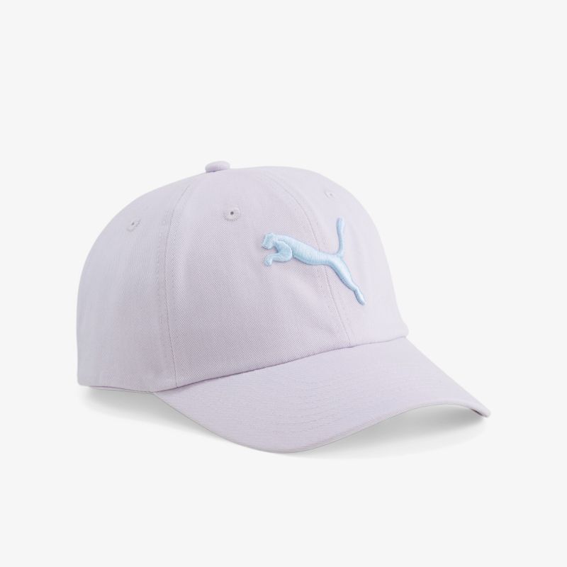 Elegante weiße Baseballcap mit markantem Markenlogo, ideal für lässige und stylische Outfits.