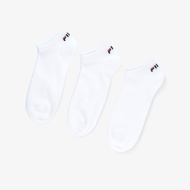 Weißes 3er-Pack bequeme, atmungsaktive und elastische Sportsocken für angenehmen Tragekomfort