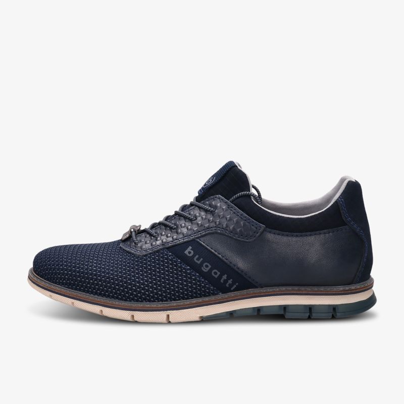 Moderner, atmungsaktiver Sneaker mit sportlichem Design und rutschfester Sohle in Blau