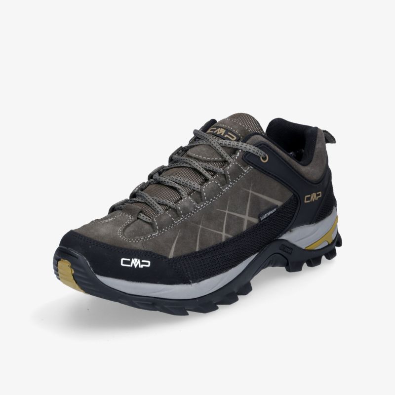 Moderner Trekking-Schuh mit stabiler Sohle und komfortabler Passform für Outdoor-Abenteuer.