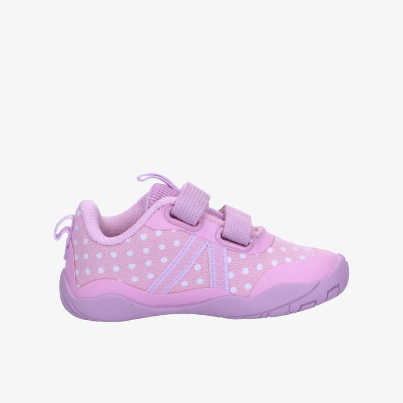 Sportlicher rosa Schuh mit praktischem Klettverschluss, leichter und bequemer Tragekomfort für vielseitige Aktivitäten