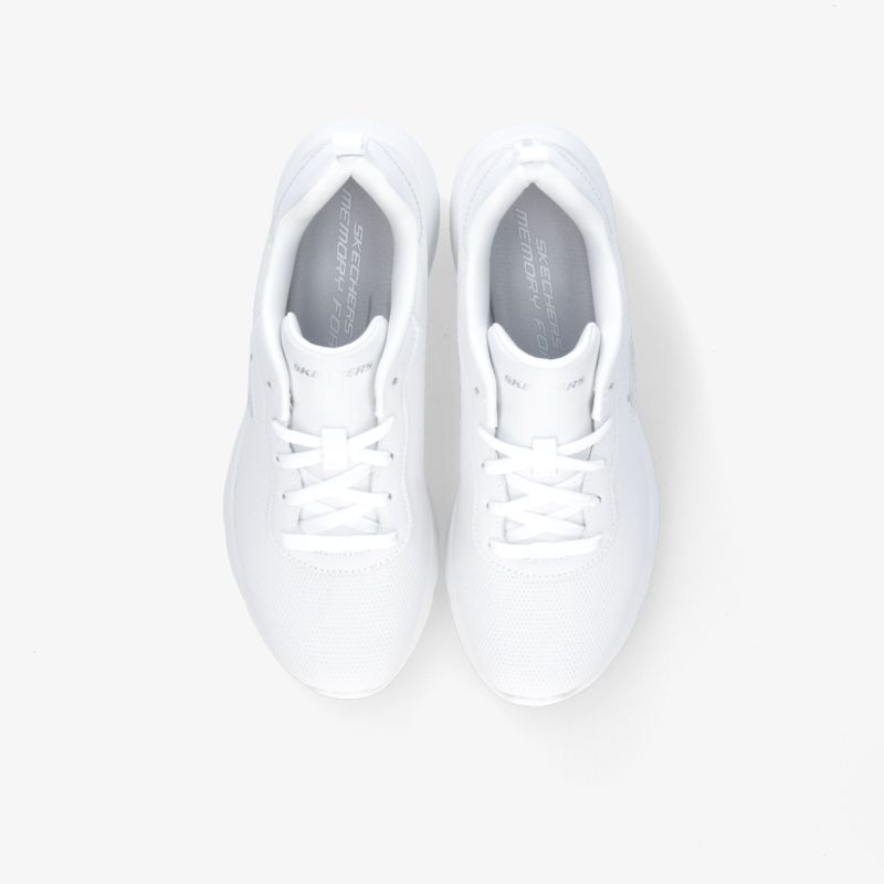 Elegante weiße Sneaker mit schlichtem Design und hervorragender Passform. Ideal für vielseitige Alltagslooks.