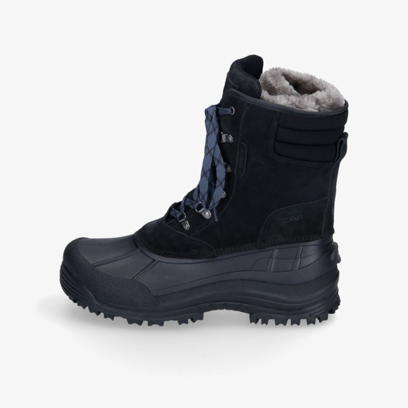 Robuster, wasserdichter Winterstiefel mit warmem Innenfutter und rutschfester Sohle für optimalen Komfort.