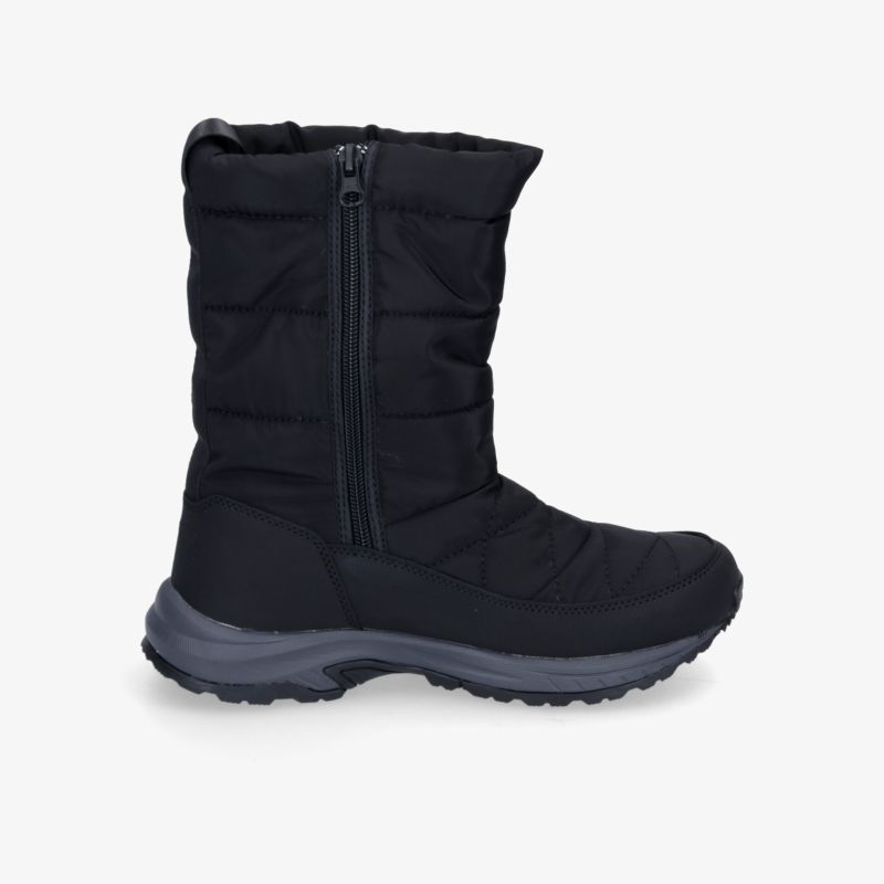 Robuste Winterstiefel mit isolierendem Innenfutter und rutschfester Sohle für optimalen Komfort bei kaltem Wetter.
