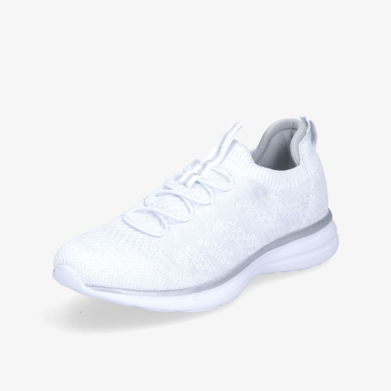 Moderner weißer Sneaker mit elegantem Design und hohem Tragekomfort. Perfekt für sportliche Aktivitäten.