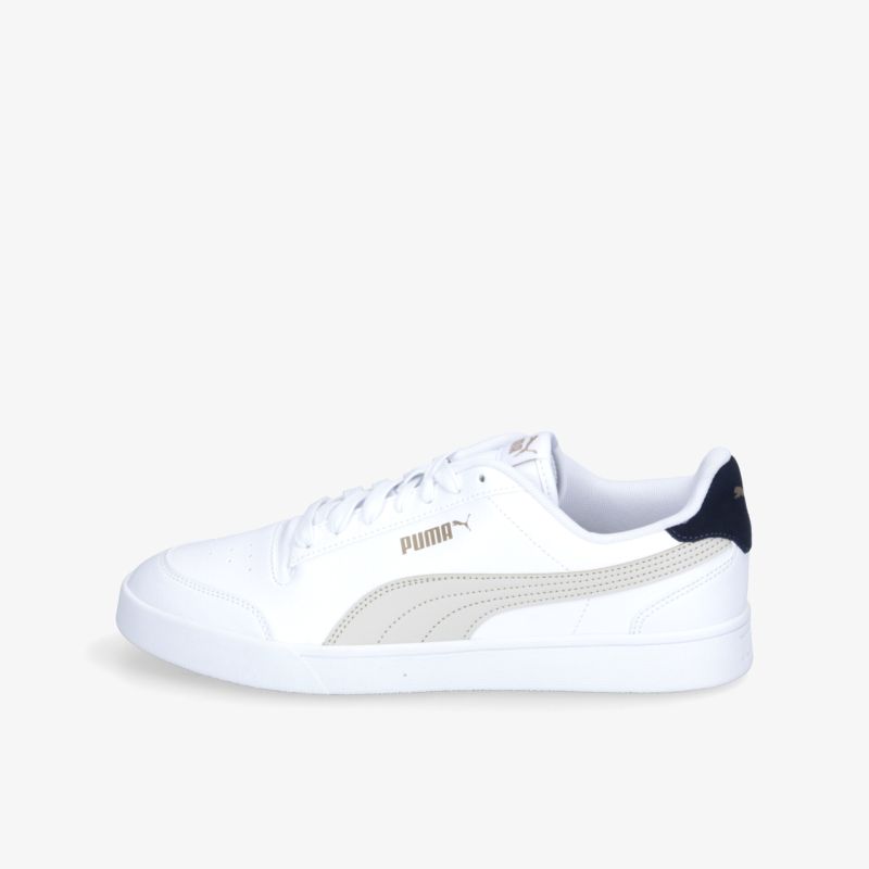 Moderner weißer Sneaker von Puma mit sportlichem Design und bequemer Passform. Perfekt für vielseitige Looks.