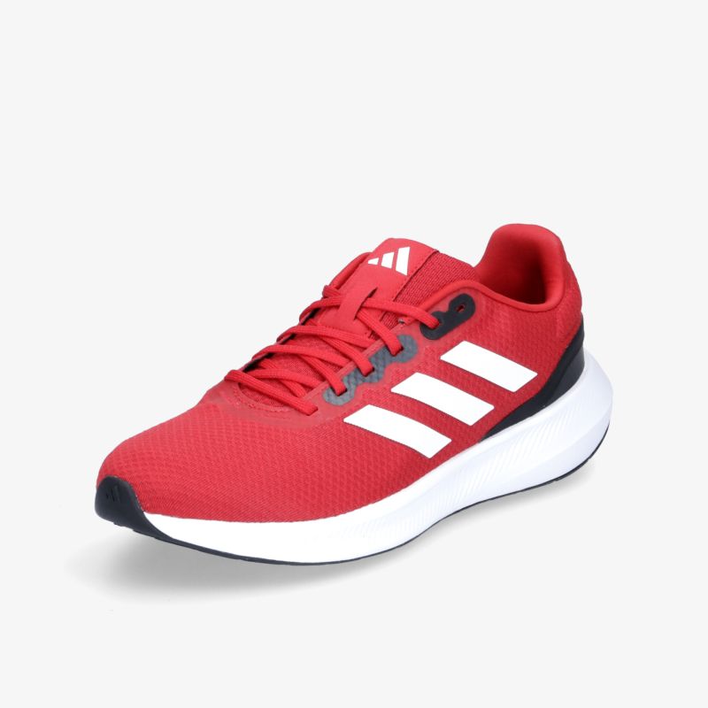 Roter Sneaker mit weißem Logo und bequemer Sohle, ideal für sportlichen Style und Komfort.