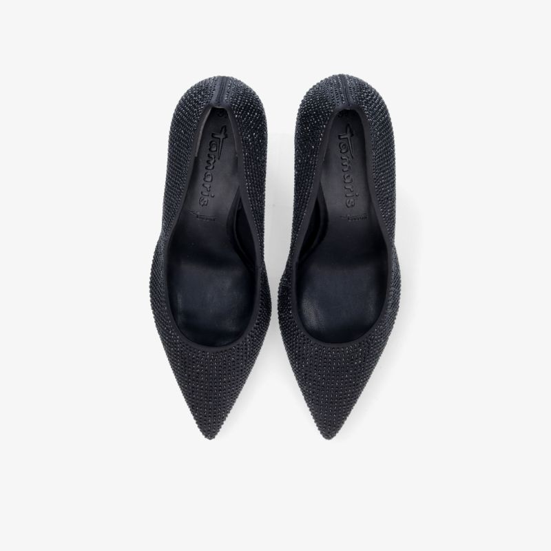 Elegante, spitze Pumps in glänzendem Design für stilvolle Auftritte und klassischen Look.